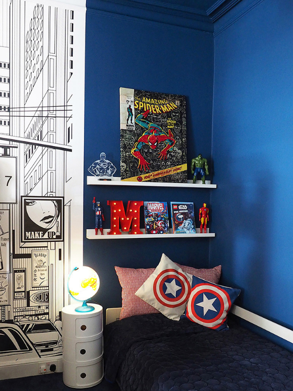 Comic Book Design, Superhero Bedroom Designs