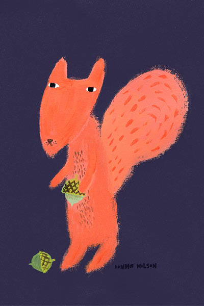 Squirrel by Donna Wilson