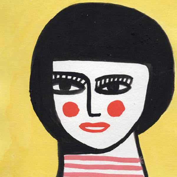 Girl on Yellow by Margot McDaid
