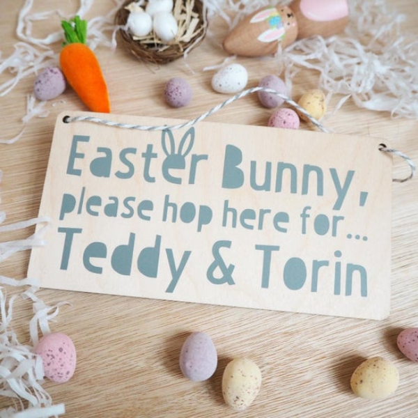 Easter Bunny Sign for the kid's