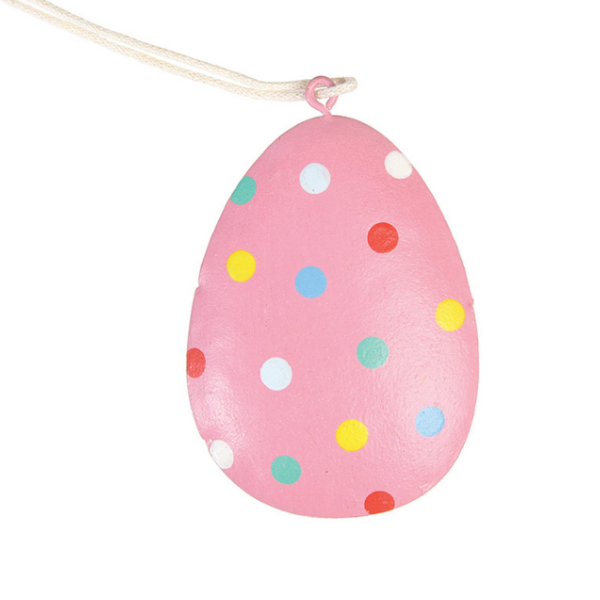 Pink Polka Dot Easter Egg from Rex London for kid's bedrooms