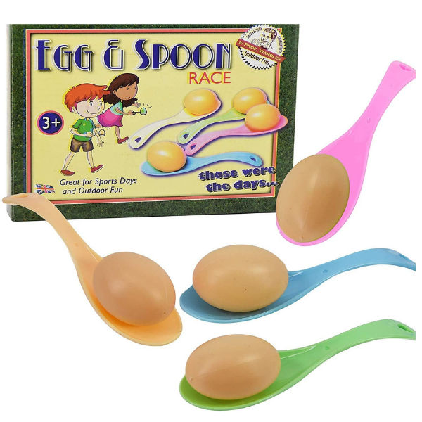 Egg & Spoon Race Game, perfect for kid's this Easter