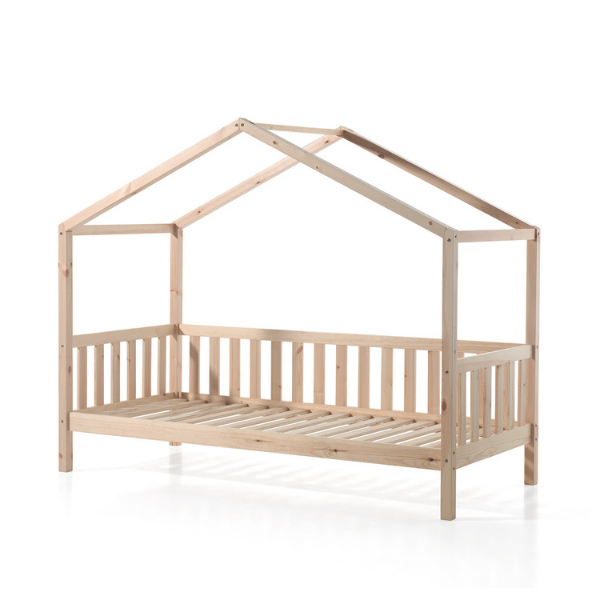 Side House Bed with Rail for kids bedroom from Bobby Rabbit featured by Rooomy Magazine