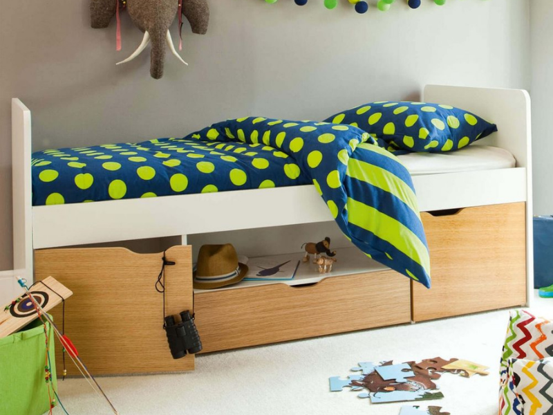Southside Oak Cabin Bed for kids bedrooms from Aspace