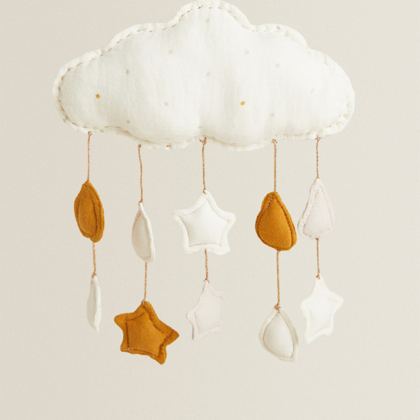 Cloud and Star Mobile as seen in rooomy magazine from zara home