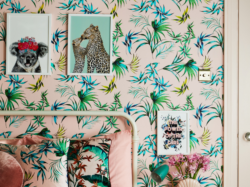 Maximalist art works great in kids' rooms?