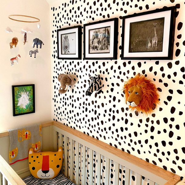 Spotty Walls and Animal Heads